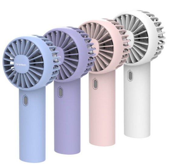 로랜텍 원쿨 스물 저소음 경량 미니 핸디 무선 휴대용 손선풍기 WHITE 제품 이미지