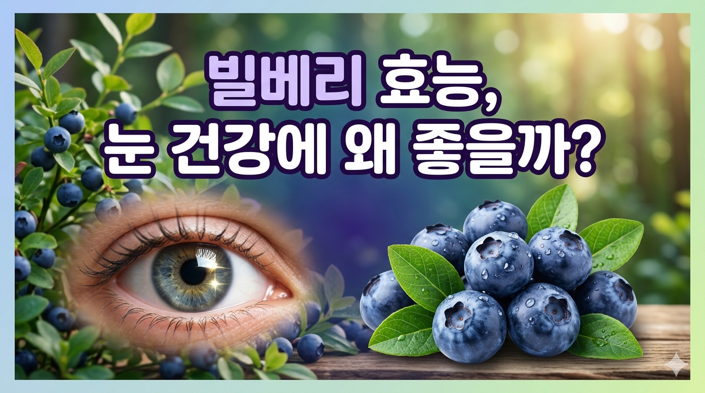 빌베리 효능 눈 건강 안토시아닌 정리