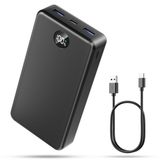UOOFON 고속충전 대용량 보조배터리 30000mAh P1 블랙 제품 이미지