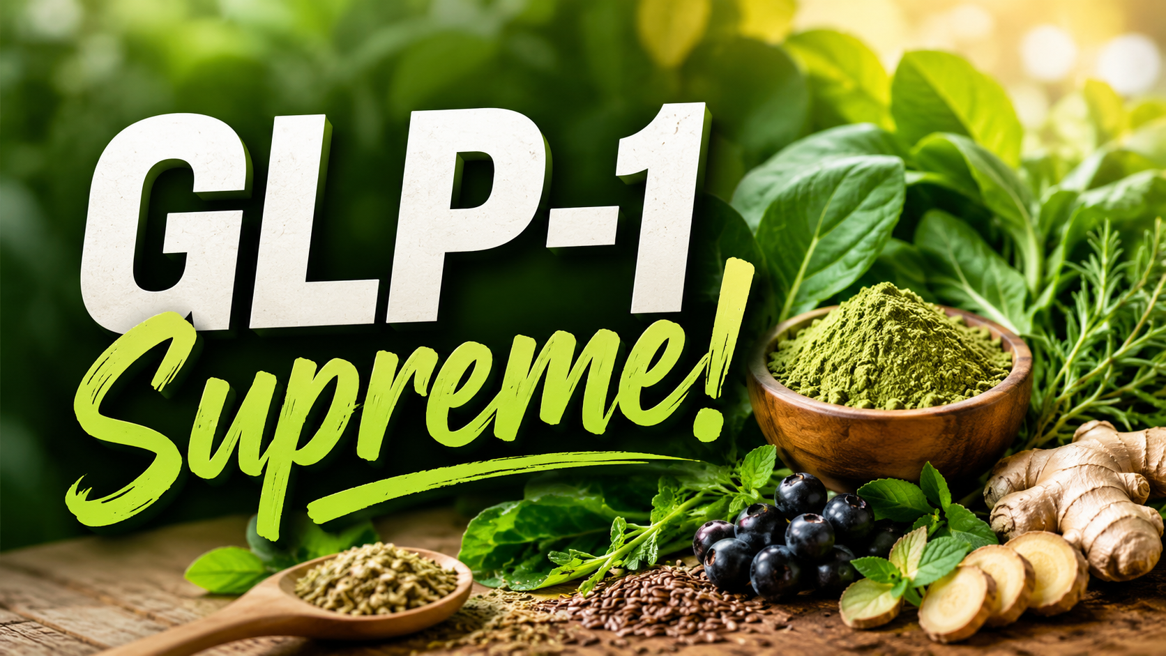 위고비나 마운자로 대신 천연으로 GLP-1 Supreme